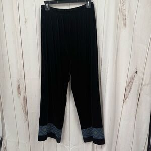 Vintage Cite Women’s XL Velvet Pull on Pants